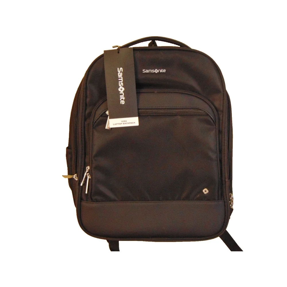 Samsonite Vira Business Laptop Backpack Black 15.6in Tablet Compartment NWT Bag